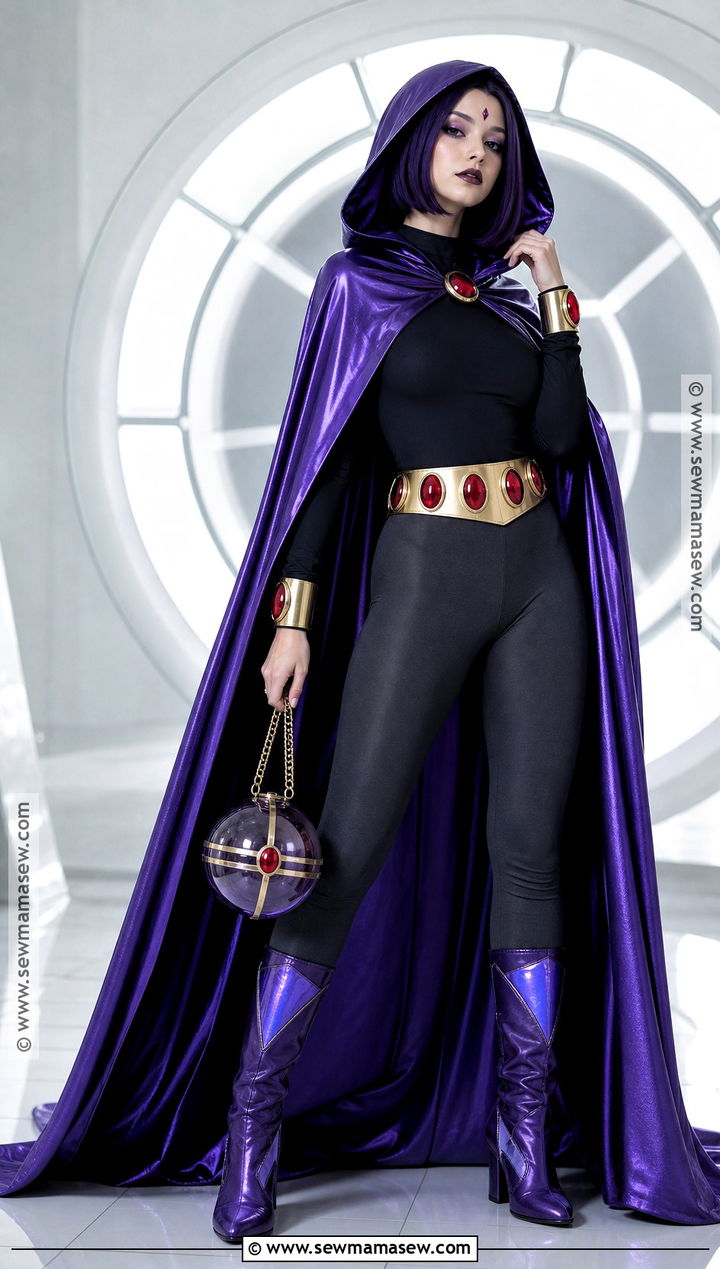Metallic Raven Halloween Outfit - 30 Raven Teen Titans Go Outfit Halloween Ideas