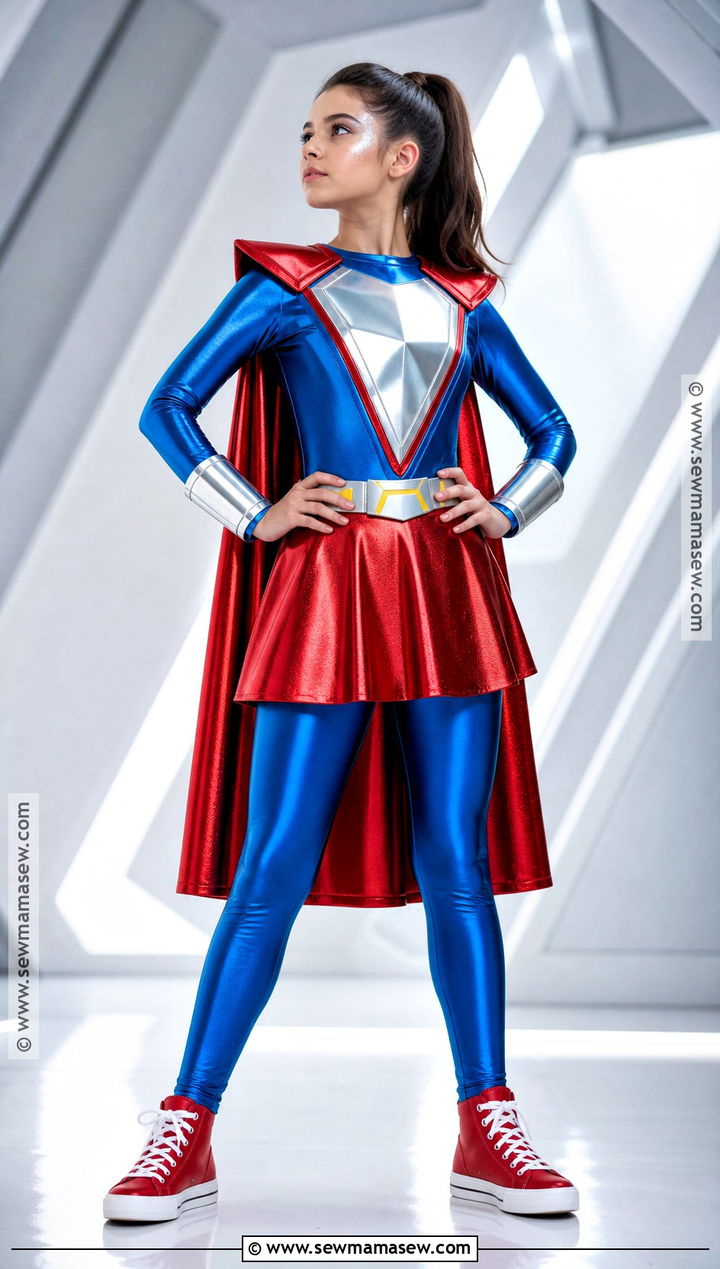 Metallic Superman Costume - 30 Superman Costume Ideas for Girls