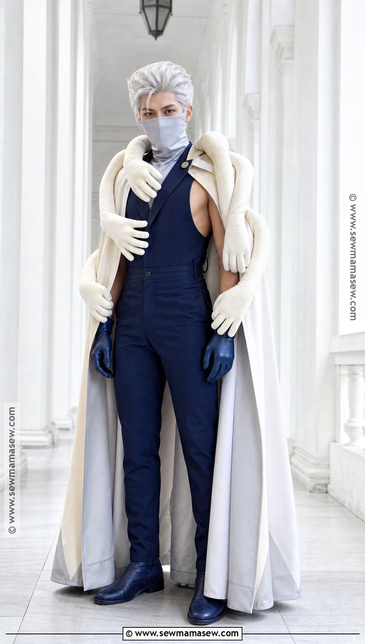 Mezo Shoji Hero Costume With Multi Arm Cape - 30 bnha hero costumes ideas