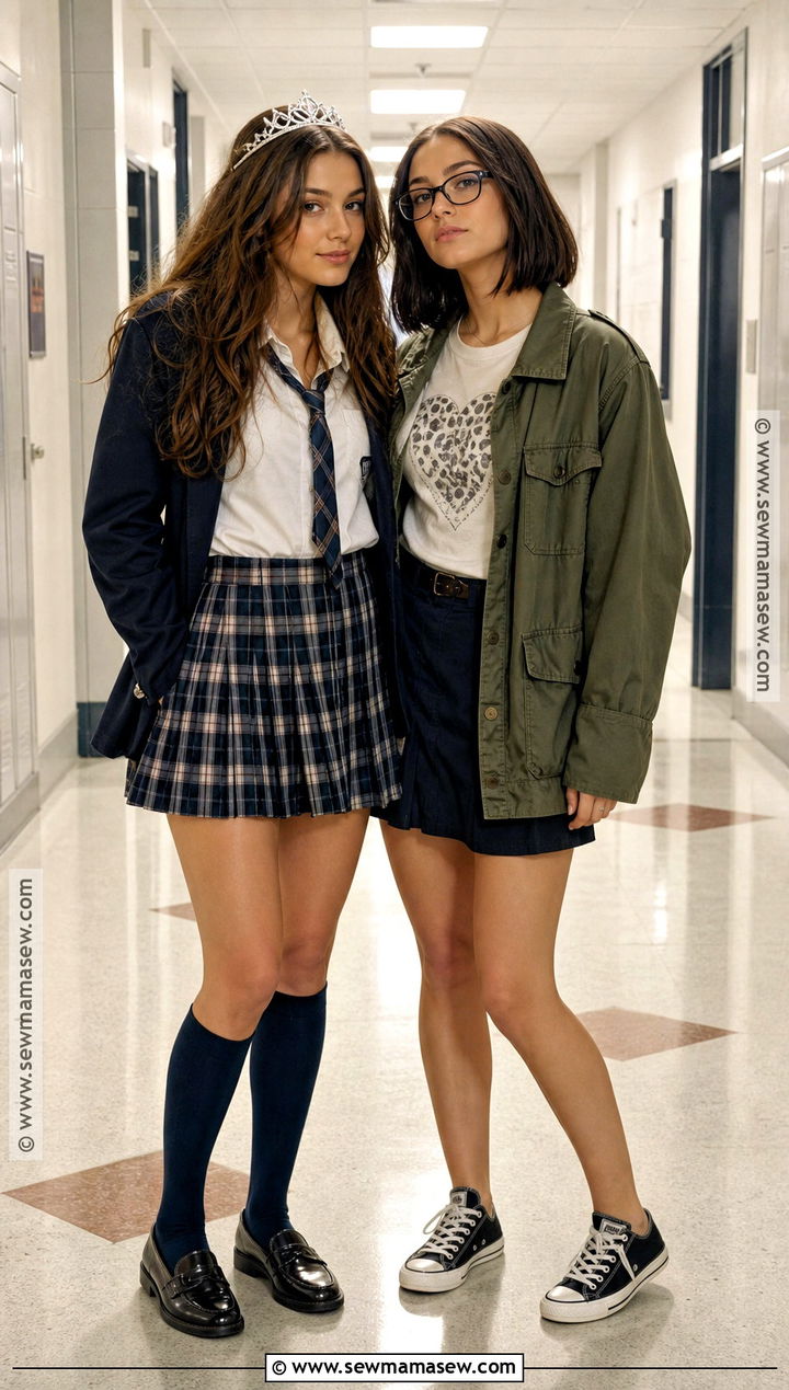 Mia Thermopolis And Lilly Moscovitz Costume - 30 Brunette Duo Halloween Costumes