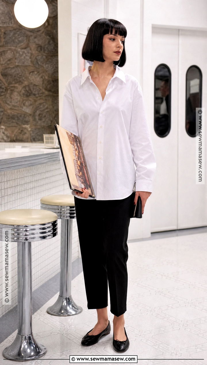 Mia Wallace Black Bob Movie Costume - 45 movie character costumes