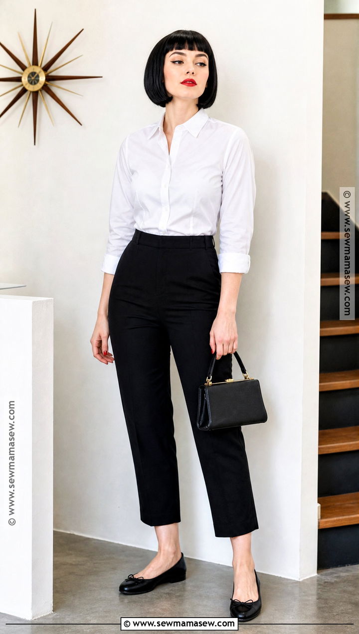 Mia Wallace Costume With White Shirt - 30 short hair costume ideas halloween