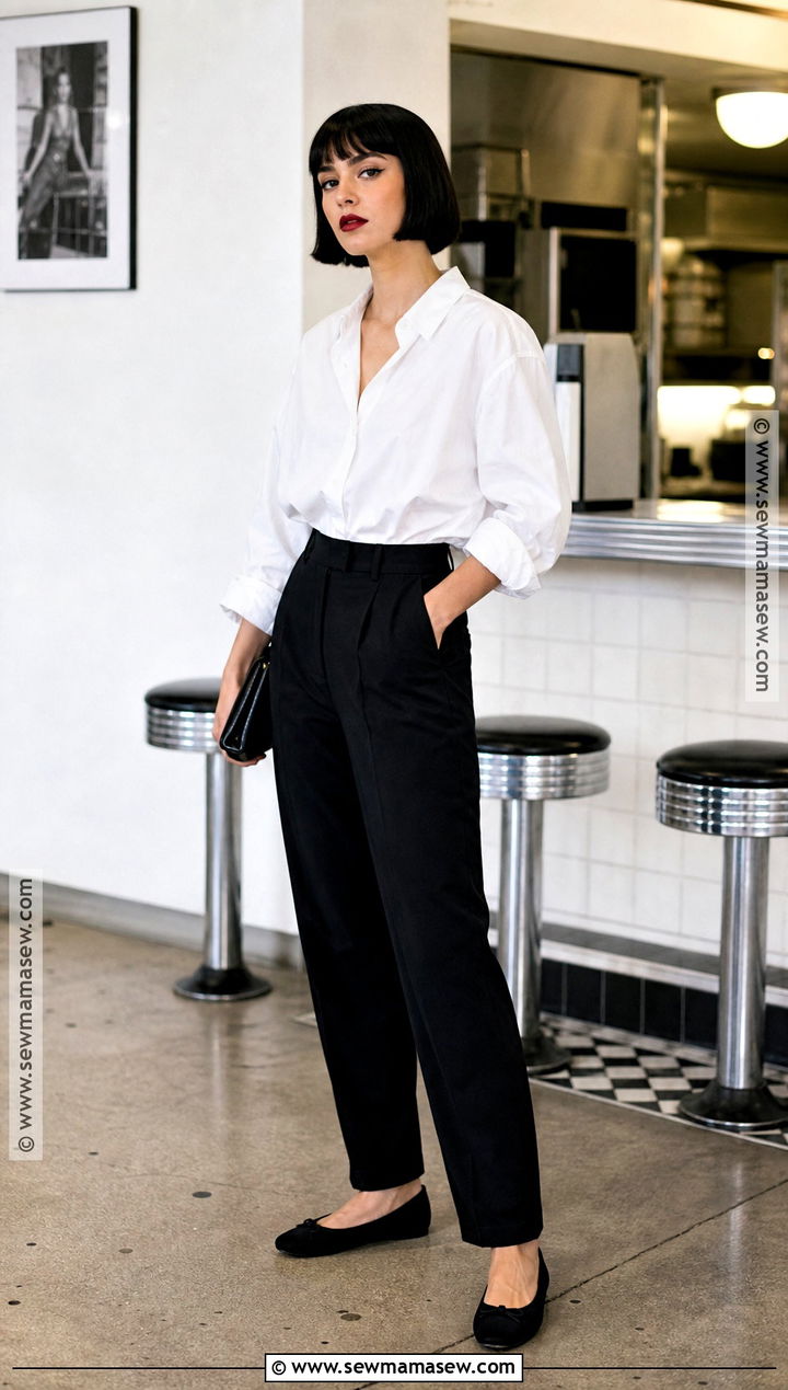 Mia Wallace White Shirt Costume - 30 Hollywood Characters Costume Ideas
