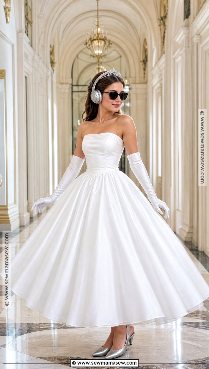 Mia White Ball Gown Costume - 30 Princess Diary Costume Ideas