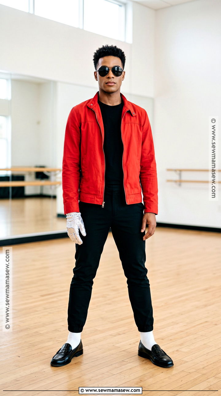 Michael Jackson Inspired Red Jacket Costume - 35 80s halloween costumes