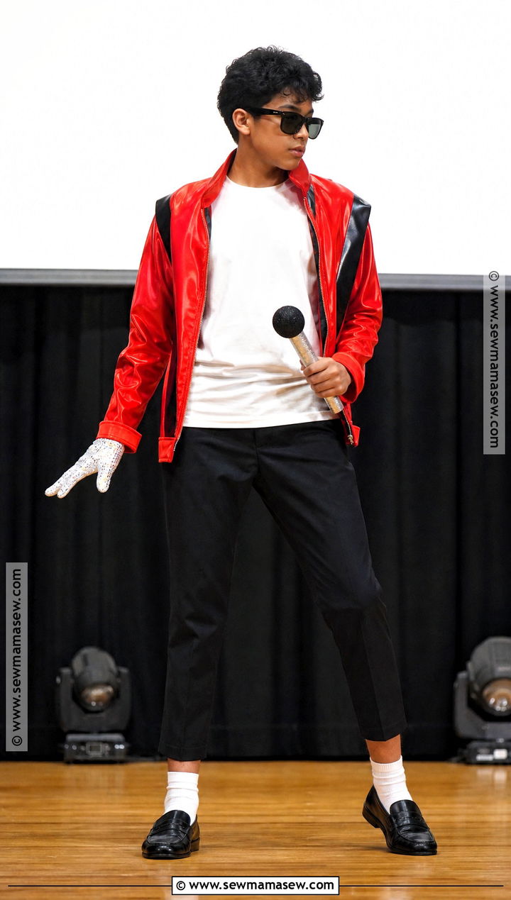 Michael Jackson Red Jacket Costume - 30 celebrity dress up day at school ideas