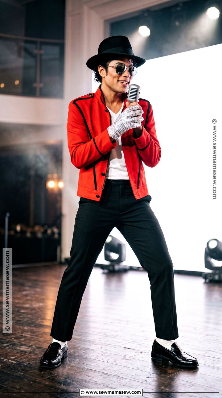 Michael Jackson Red Jacket Costume - 30 singers costumes ideas
