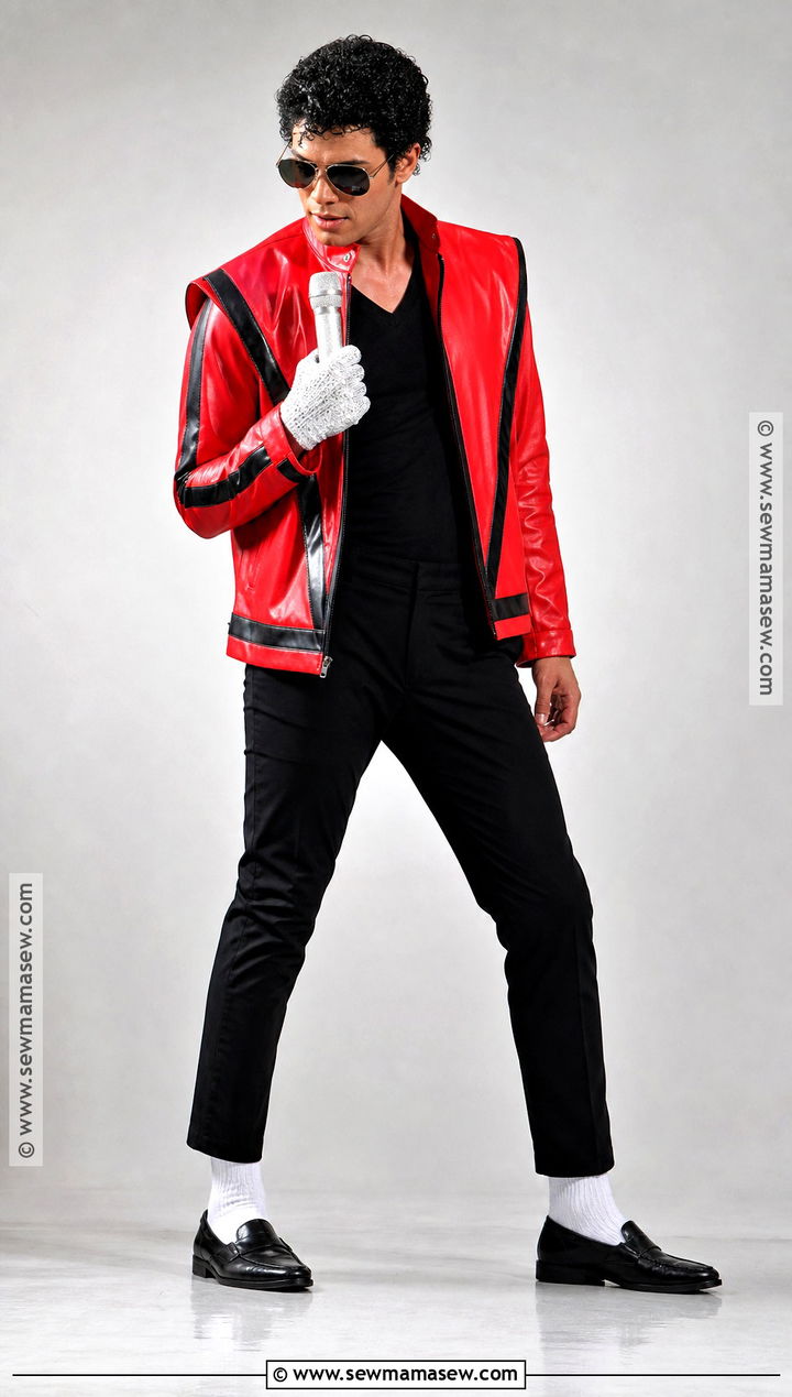 Michael Jackson Red Jacket Costume - 35 singer costume ideas