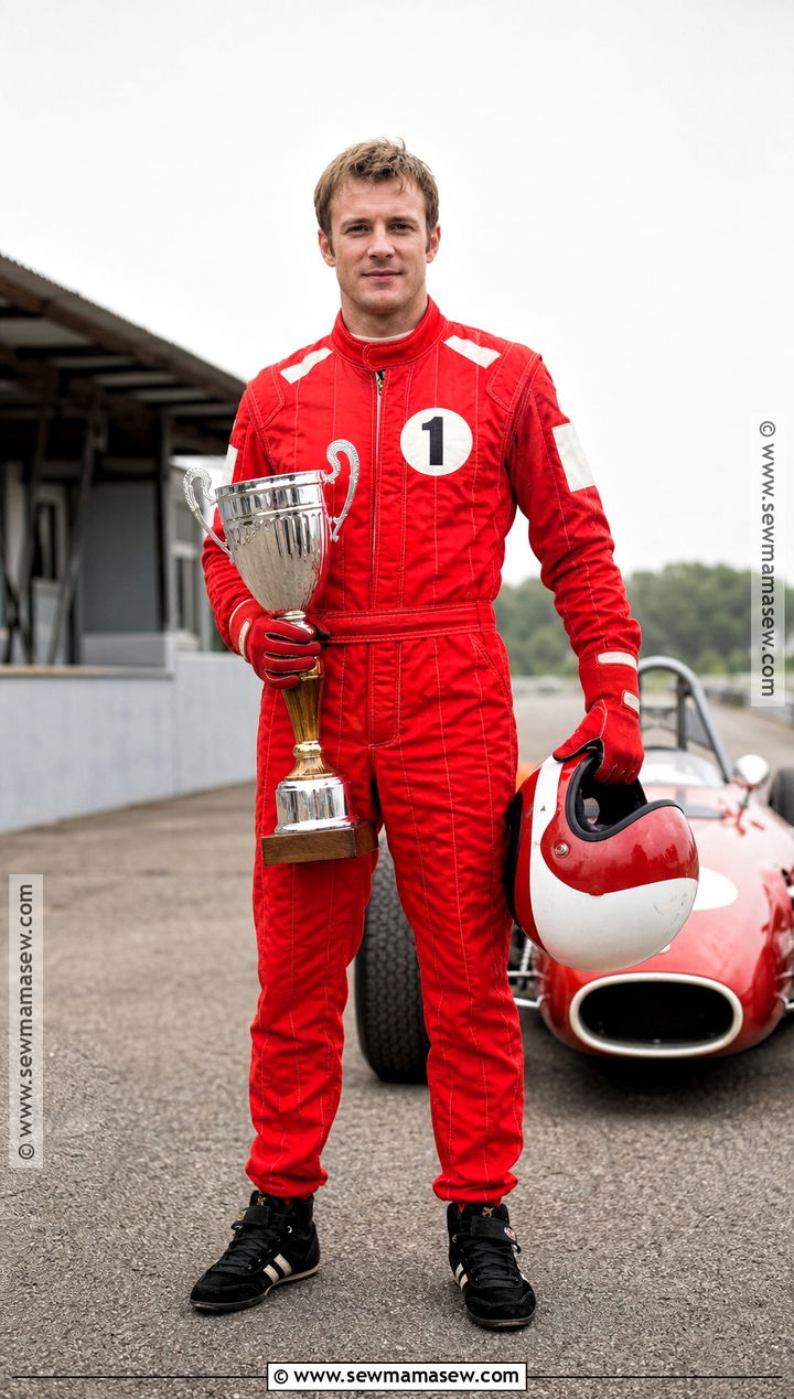 Michael Schumacher Ferrari Driver Costume - 30 F1 Driver Halloween Costume Ideas