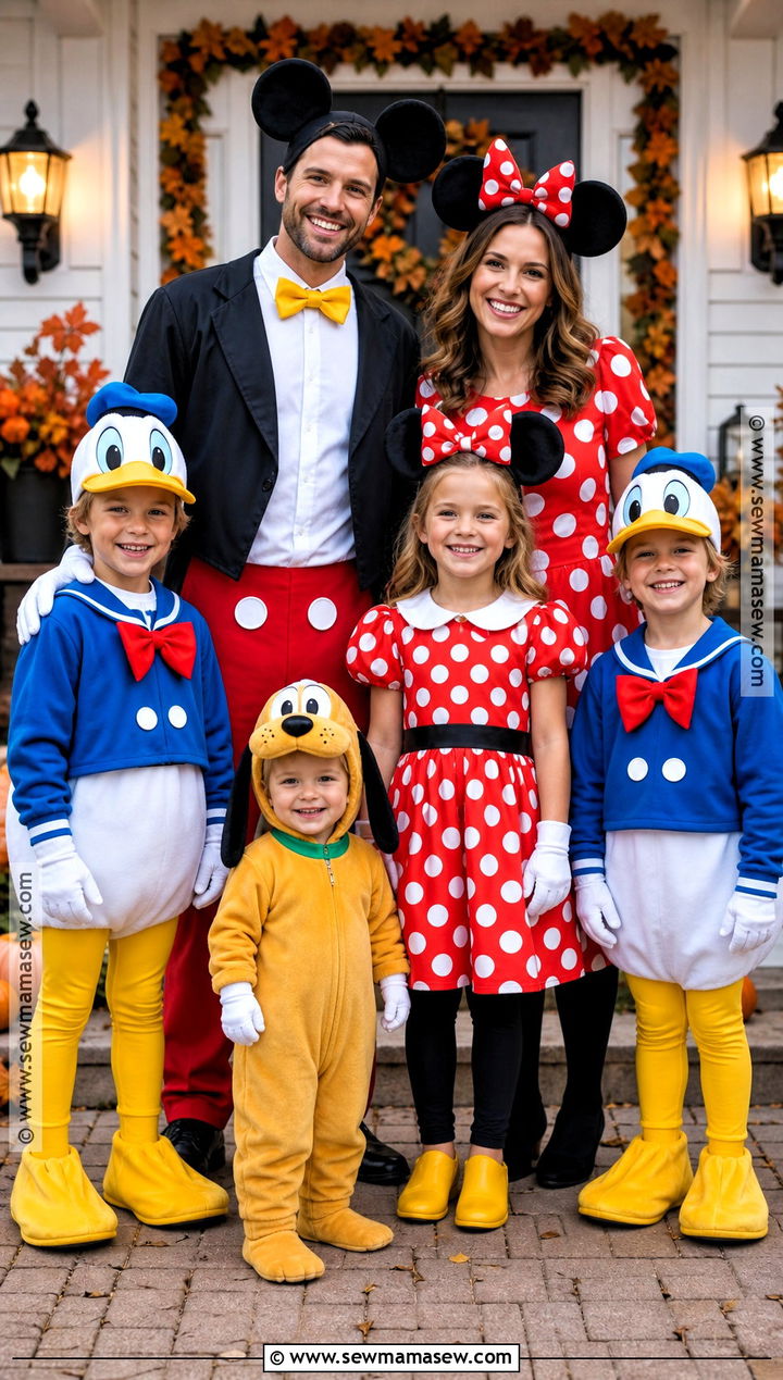Mickey And Friends Family Costume - 35 disney family costumes
