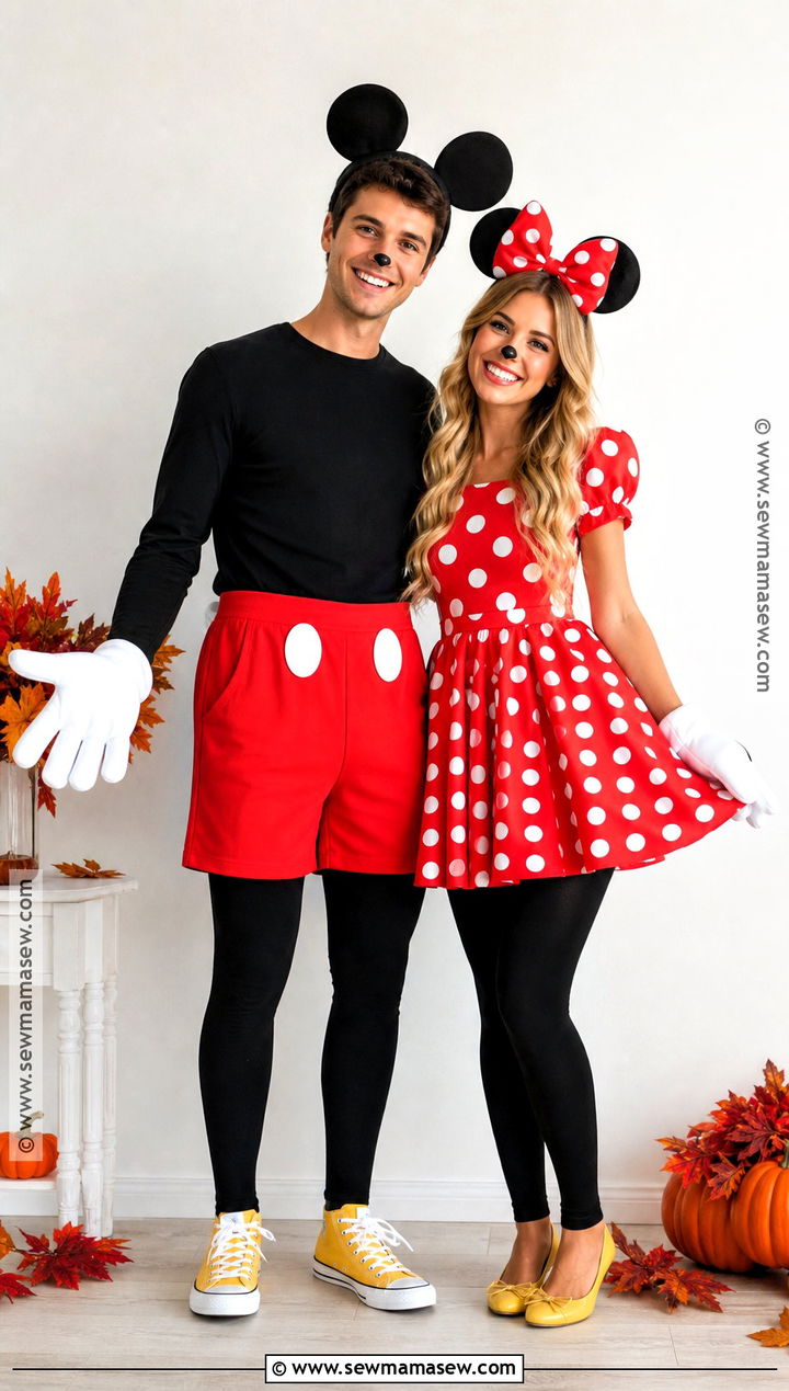 Mickey And Minnie Costume - 50 matching halloween costumes