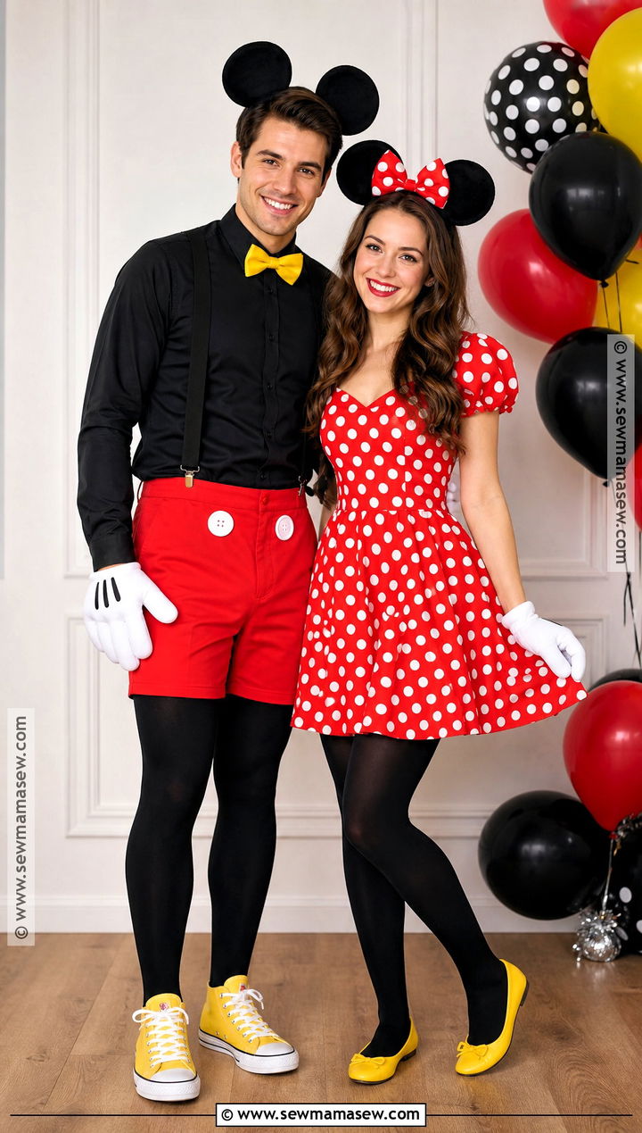 Mickey And Minnie Mouse Costume - 30 disney duo costumes