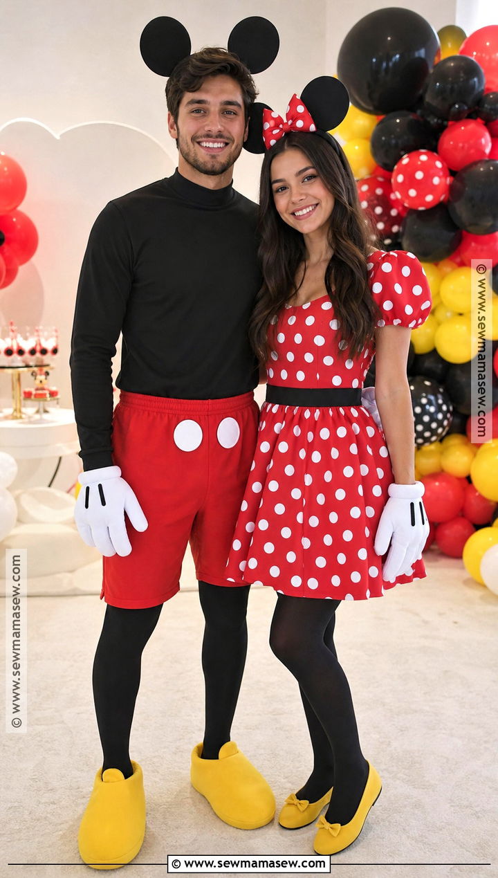 Mickey And Minnie Mouse Couple Costume - 35 mickey mouse costume ideas