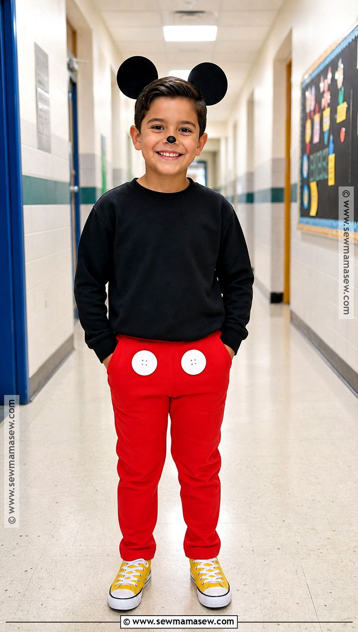 Mickey Mouse School Costume - 30 Disney Dress Up Day School Ideas