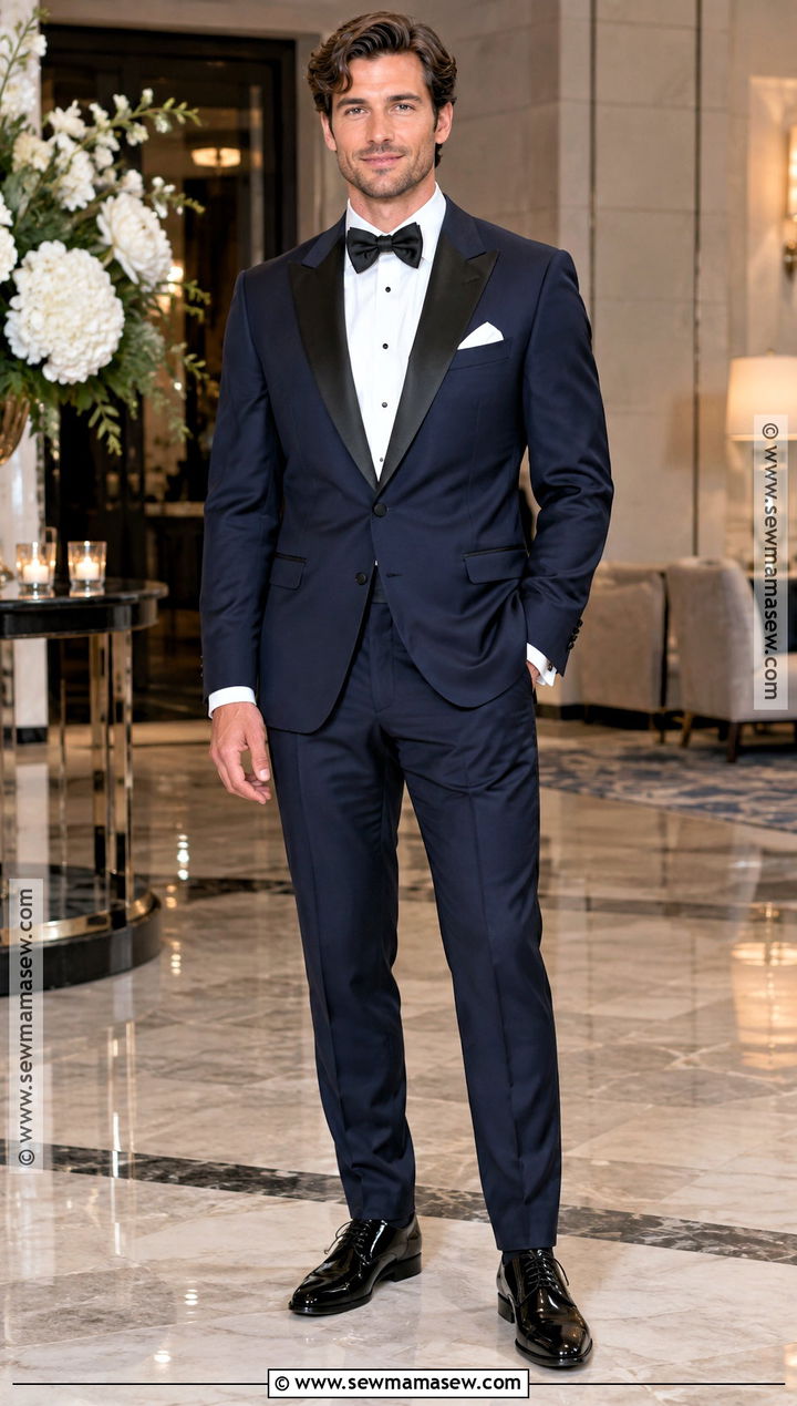 Midnight Blue Groom Tuxedo - 15 september groom attire ideas