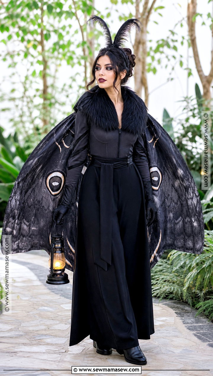 Midnight Moth Costume - 40 scary halloween costume ideas