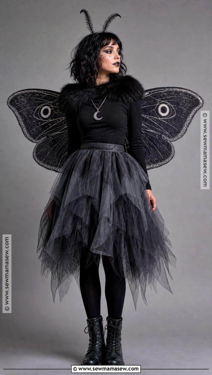 Midnight Moth Dark Fairy Costume - 30 Dark Fairy Halloween Costumes