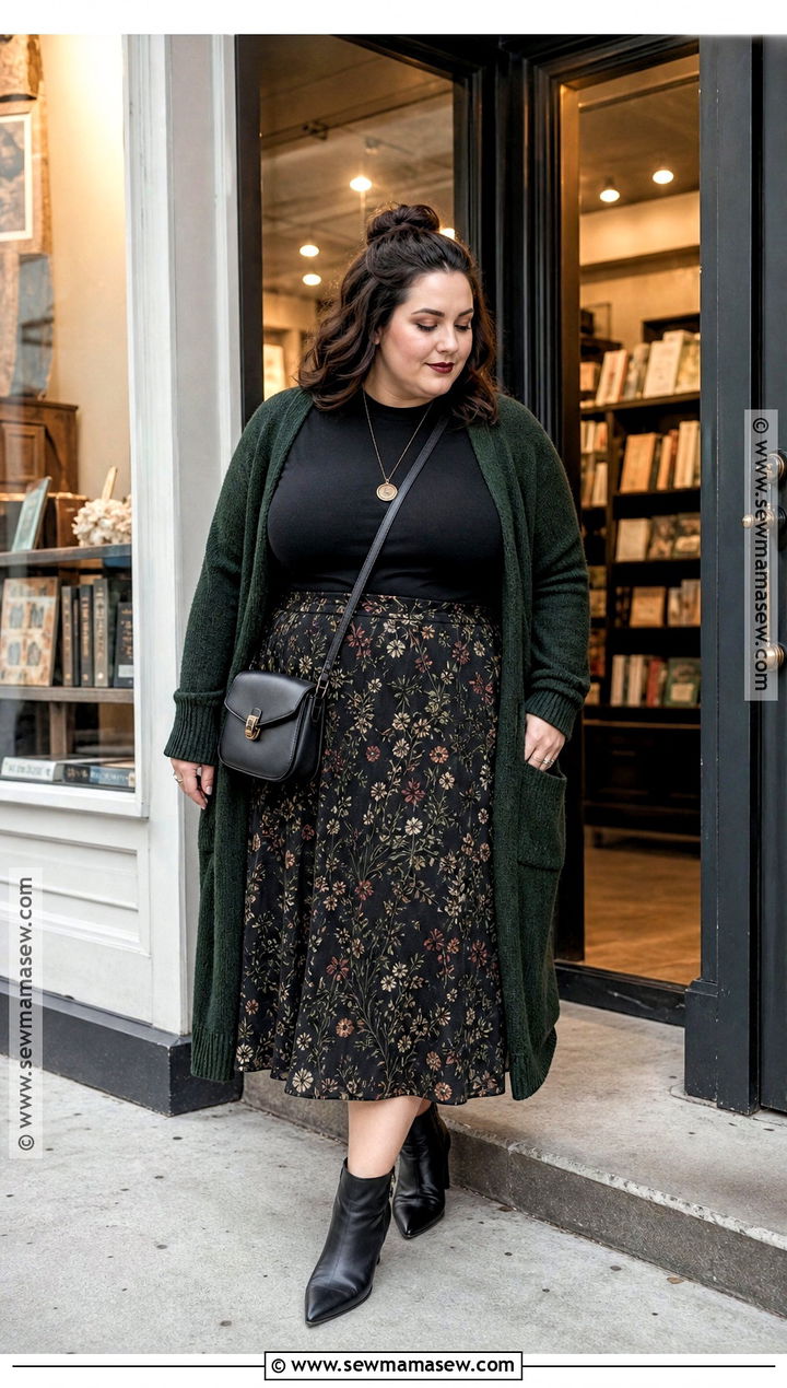 Midsize Cardigan Witch Outfit - 50 witch outfit ideas