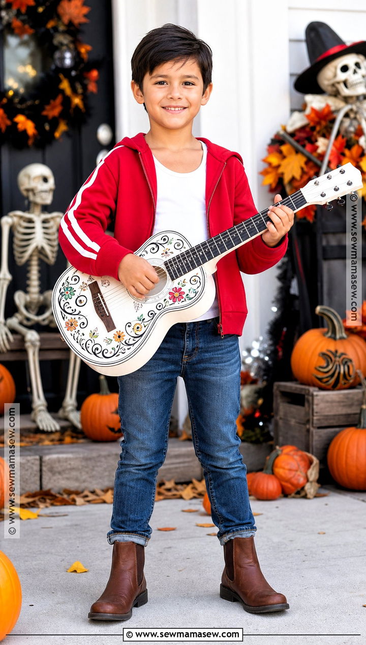 Miguel Red Hoodie Costume - 30 coco halloween costume ideas
