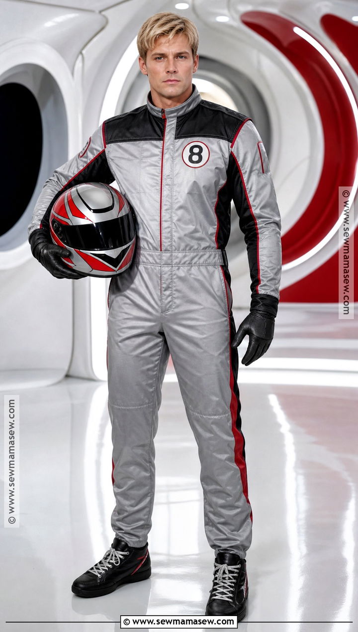 Mika Hakkinen Silver Driver Costume - 30 F1 Driver Halloween Costume Ideas