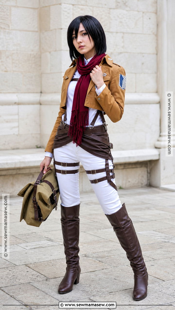 Mikasa Ackerman Anime Cosplay Costume - 35 Cosplay Ideas Women Anime