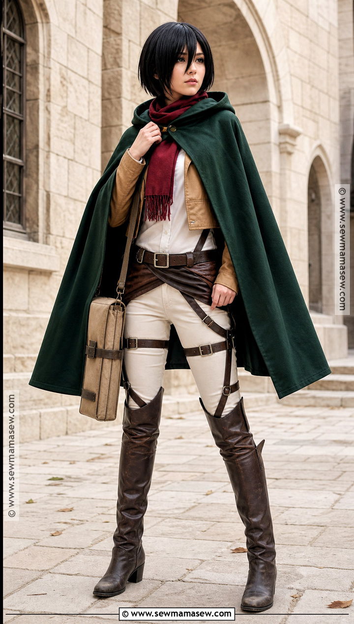 Mikasa Scout Cloak Costume - 30 mikasa costume ideas