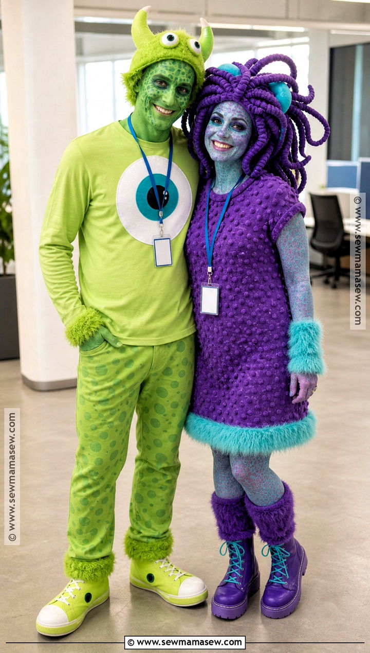 Mike And Celia Couple Costume - 30 Disney Halloween Costumes for Couples
