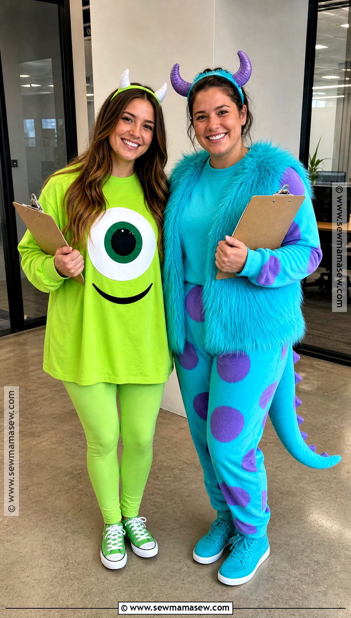 Mike And Sulley BFF Costume - 35 bff costumes