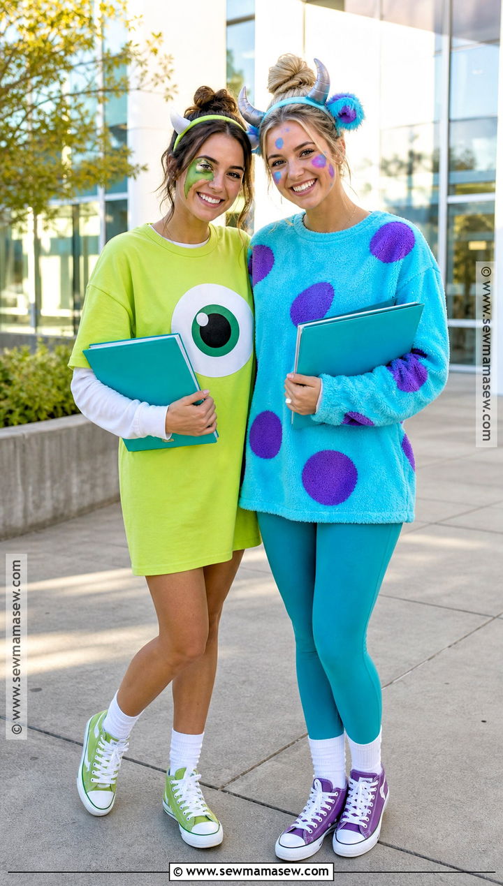 Mike And Sulley Best Friend Costume - 40 matching costumes for best friends