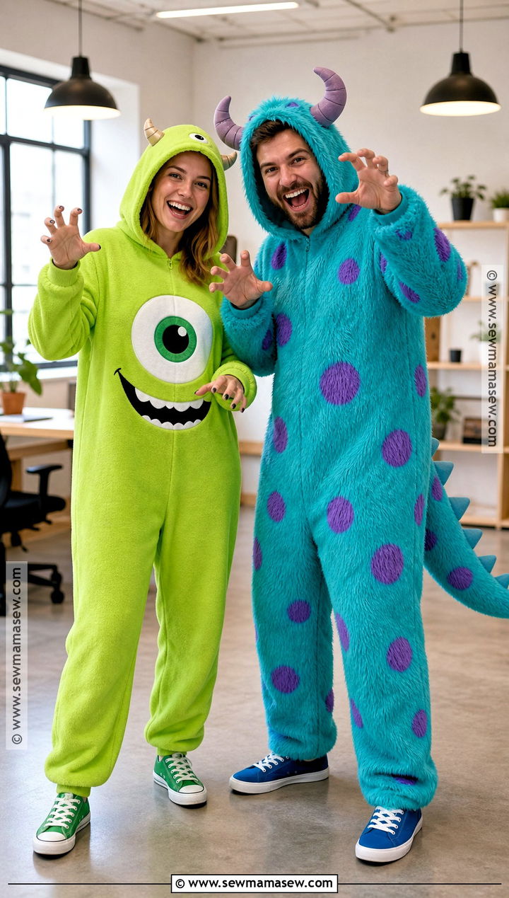Mike And Sulley Costume - 30 disney duo costumes