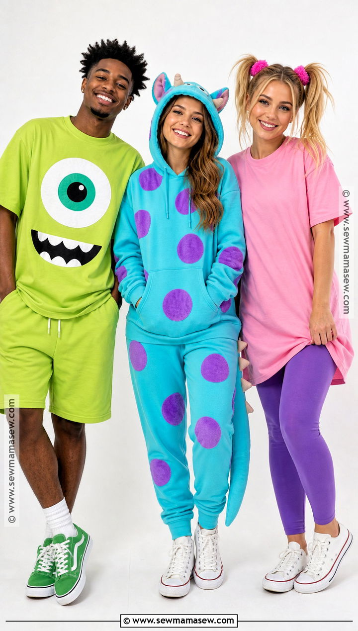Mike Sulley And Boo Group Costume - 35 disney costume ideas
