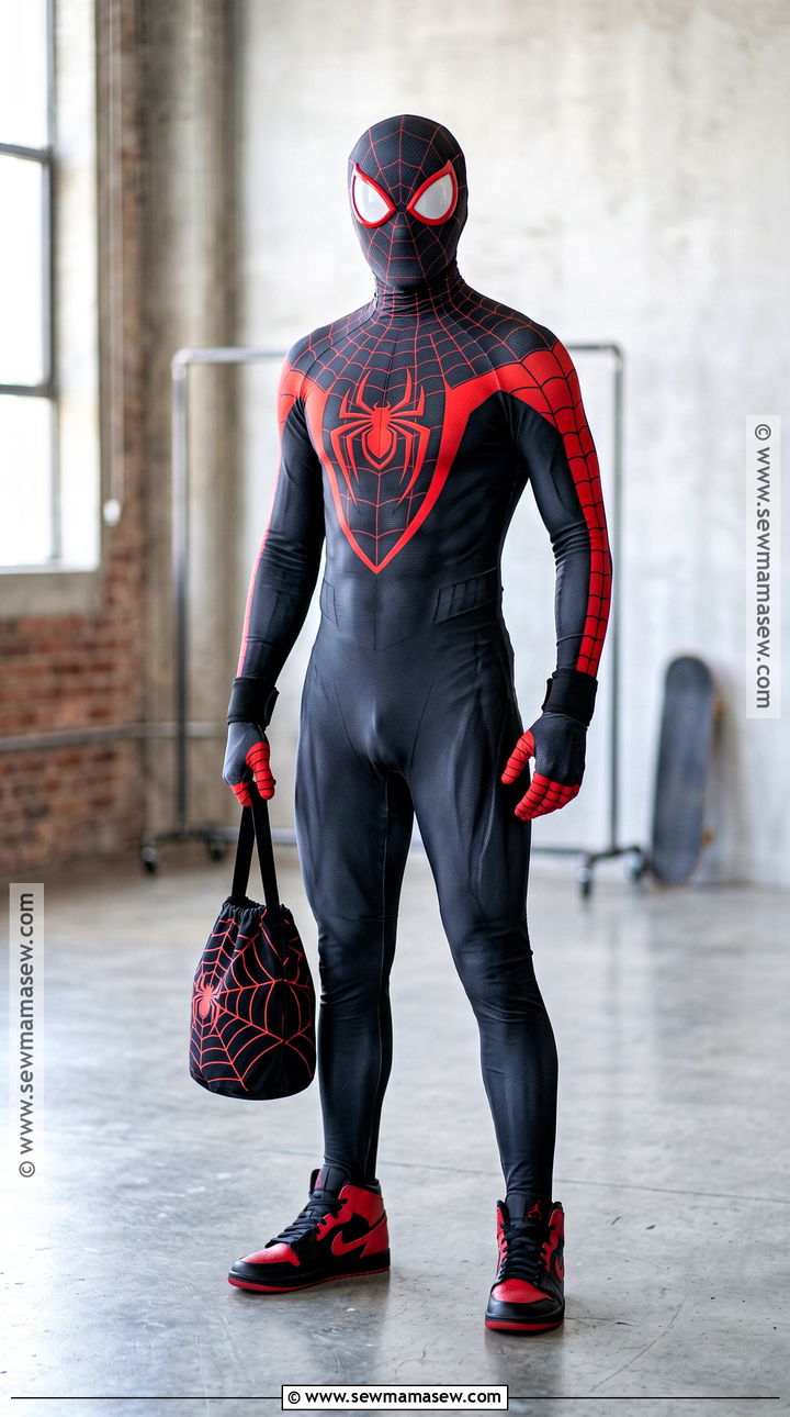 Miles Morales Spider Man Costume - 35 spiderman halloween costume ideas