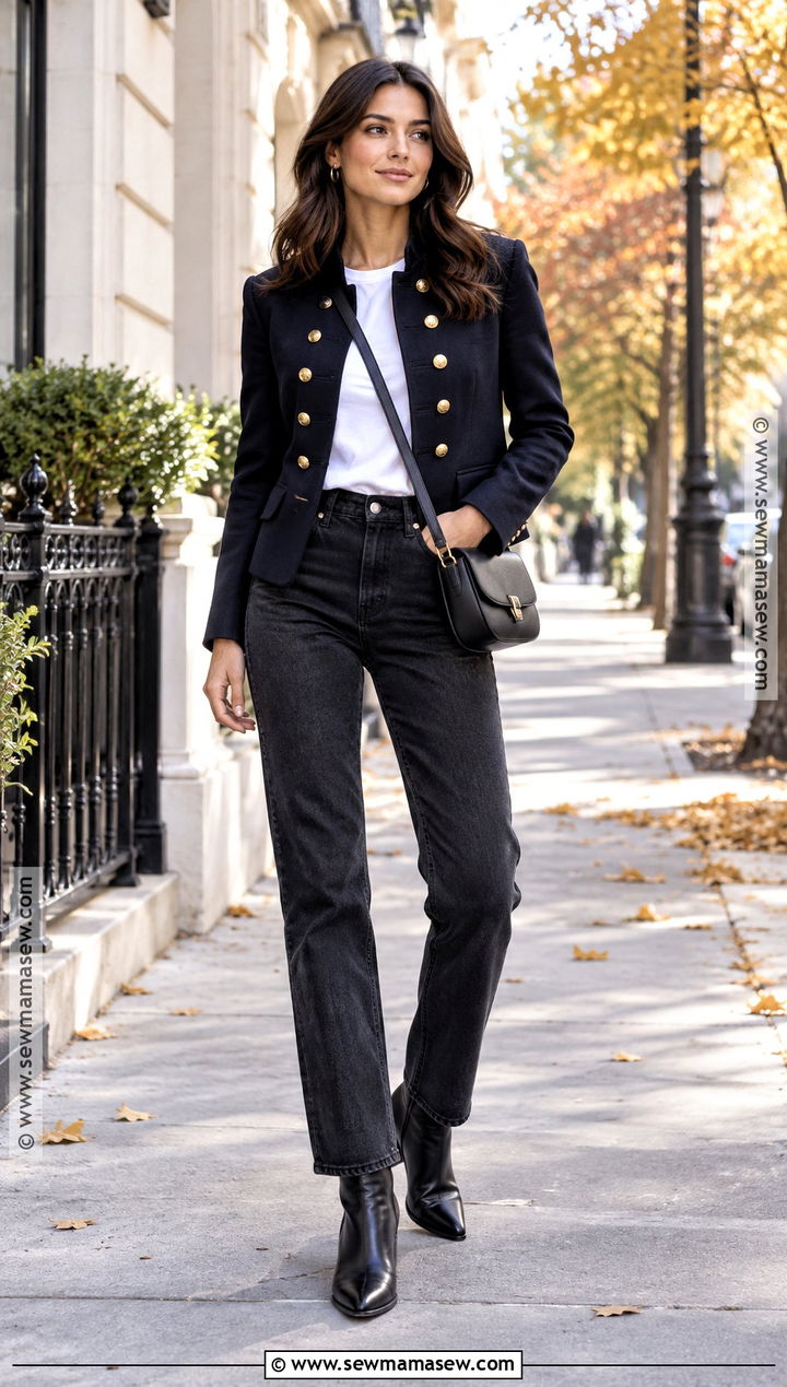 Military Jacket With Black Jeans - 15 fall jacket trends