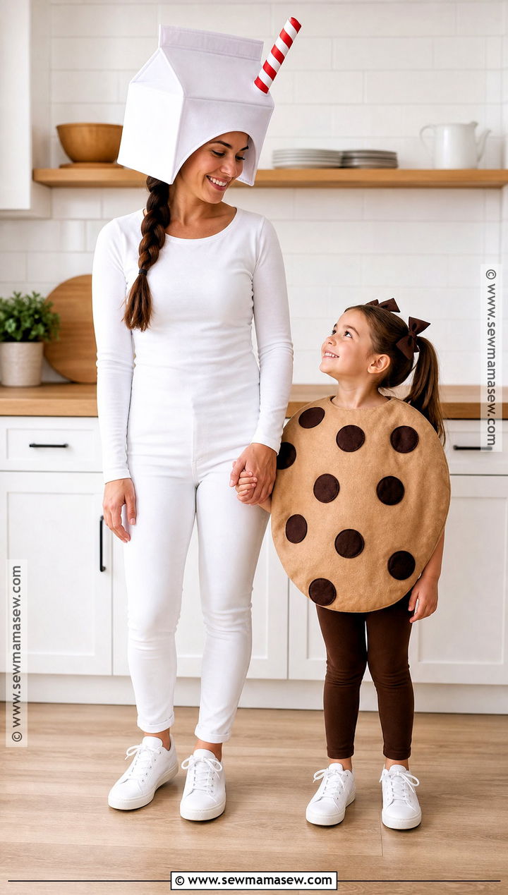 Milk And Cookie Costume - 30 Mommy And Me Costumes Daughters