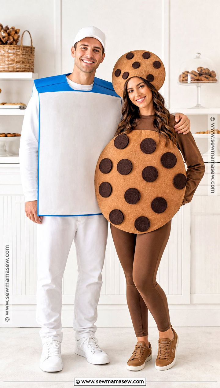 Milk And Cookie Couple Costume - 50 couple costumes for halloween