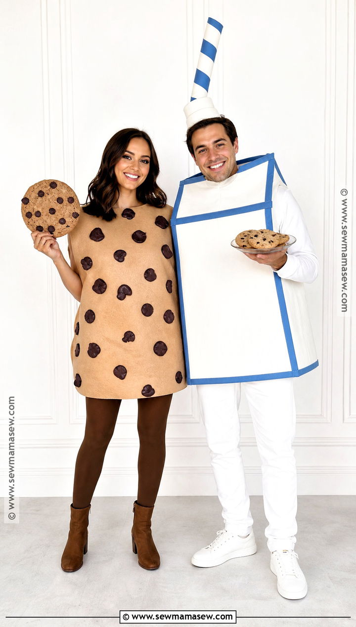 Milk And Cookie Couple Costume - 35 Cookie Costume Ideas