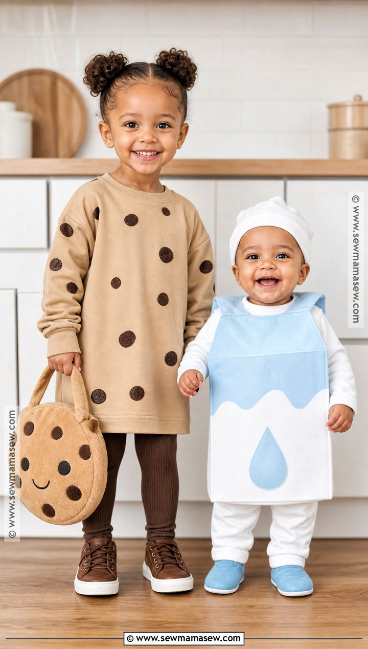 Milk And Cookie Sister Costumes - 30 sister halloween costumes toddler for babies