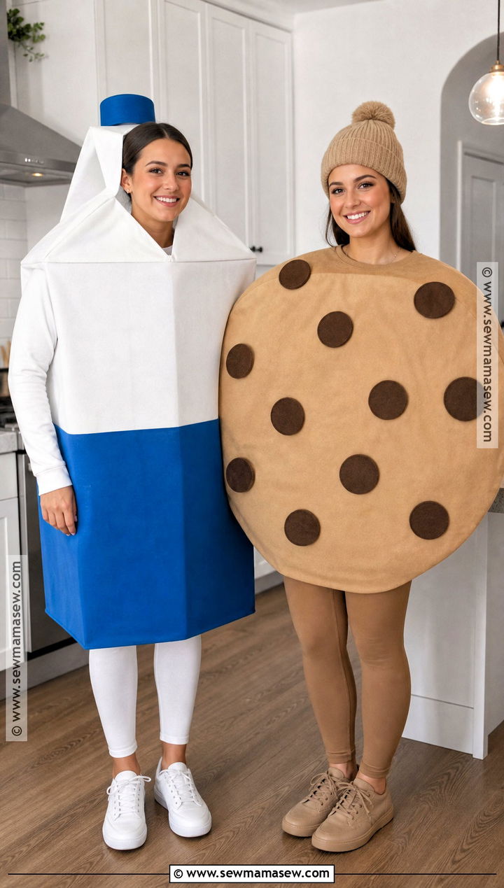 Milk And Cookie Twin Costume - 30 Twin Costume Ideas