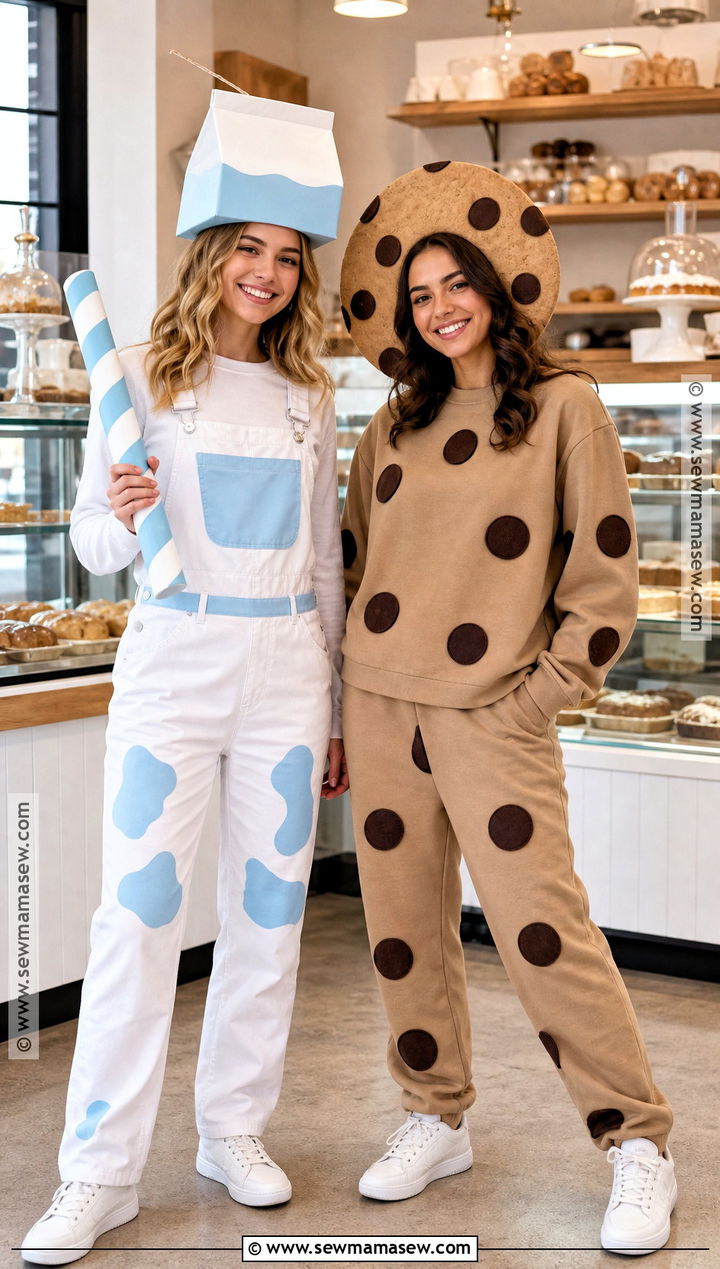 Milk And Cookies Best Friend Costume - 45 best friend halloween costumes