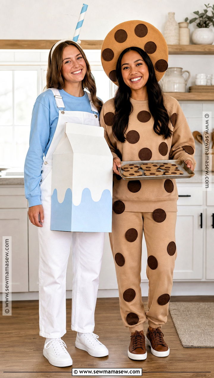 Milk And Cookies Costume - 40 duo costume ideas for best friends