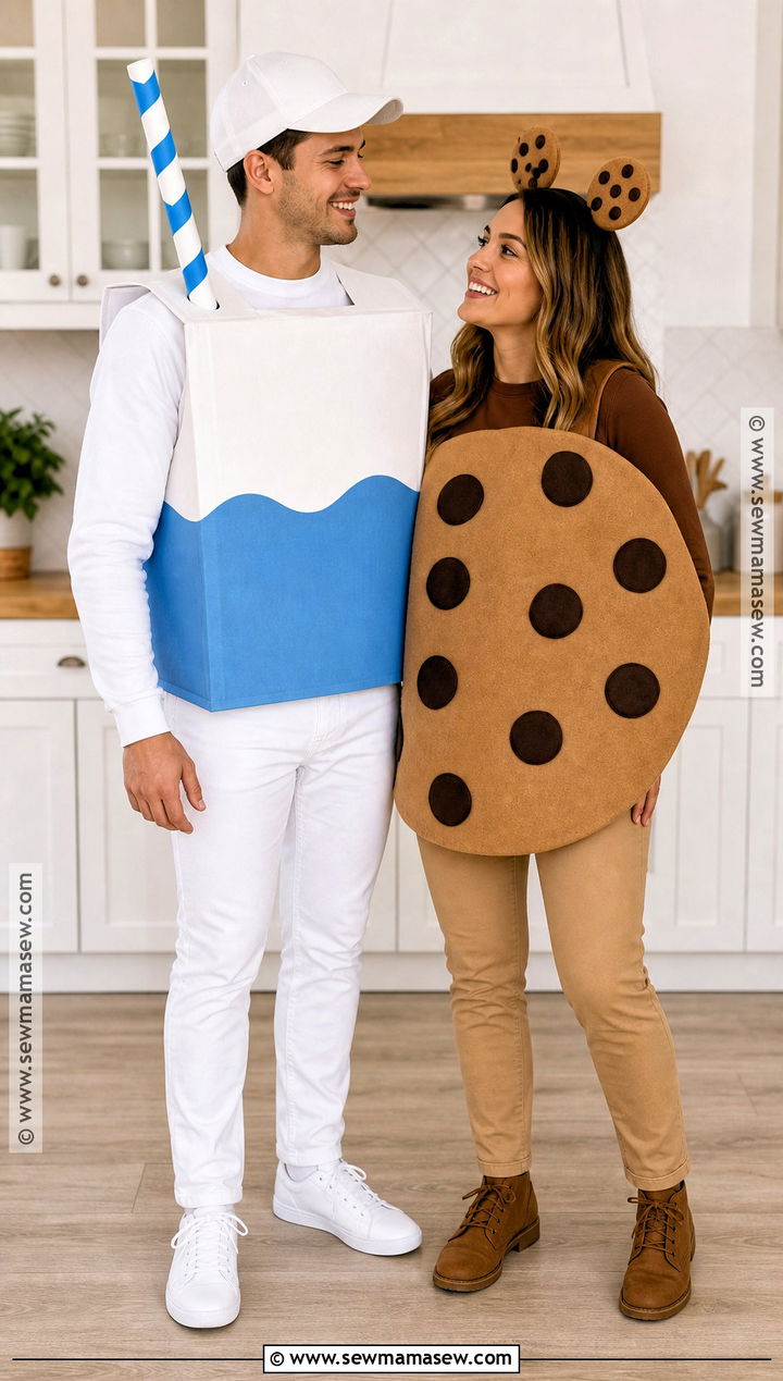 Milk And Cookies Couple Costume - 30 couple outfits halloween