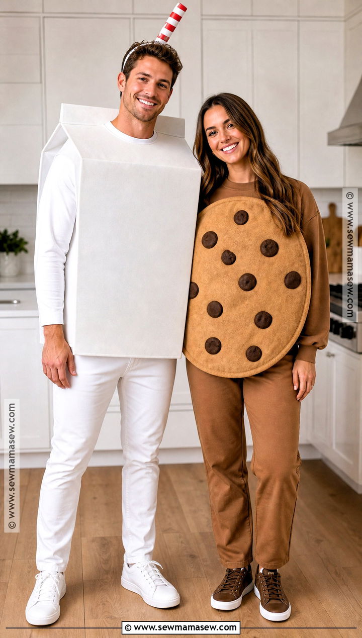 Milk And Cookies Couple Costume - 40 couple costume ideas