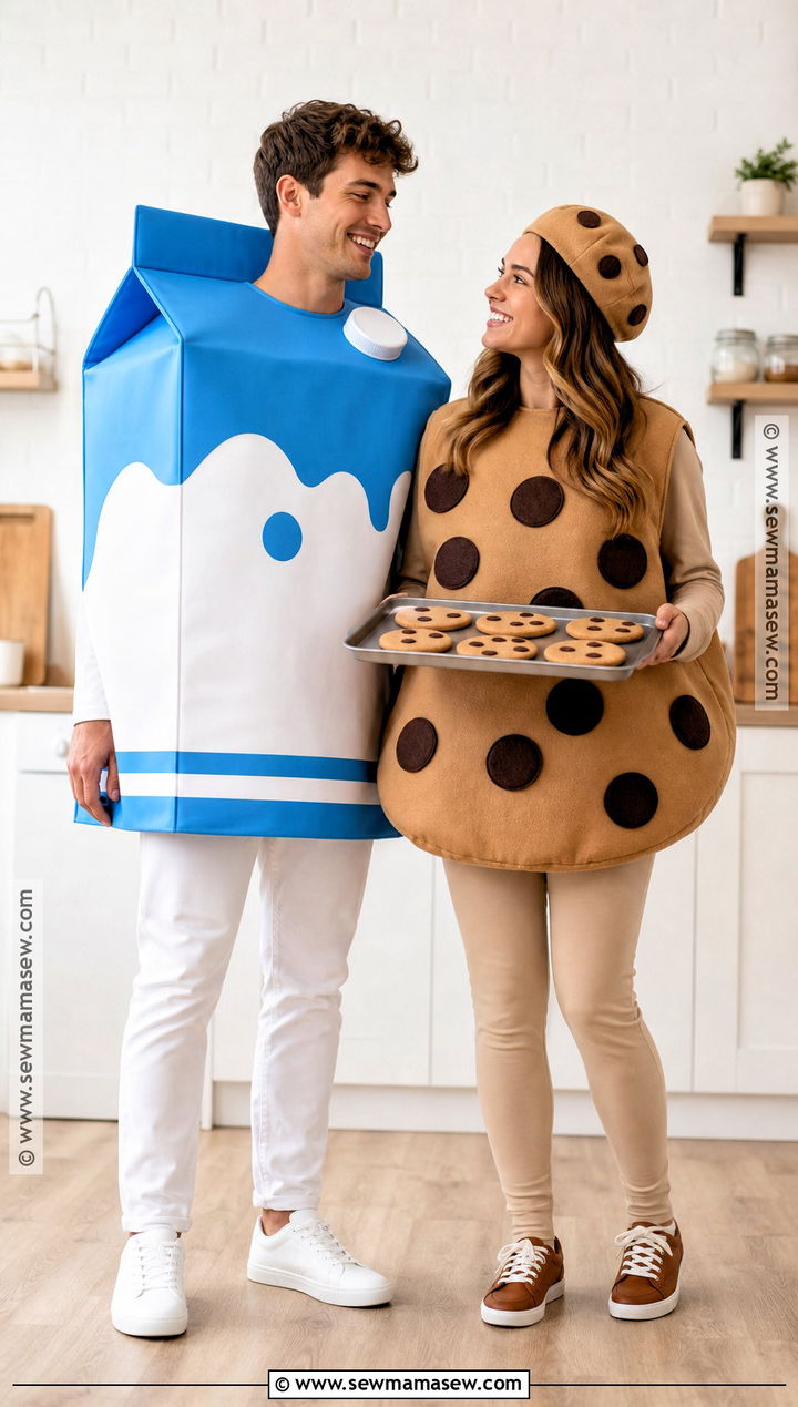 Milk And Cookies Couple Costume - 45 duo halloween costumes for couples