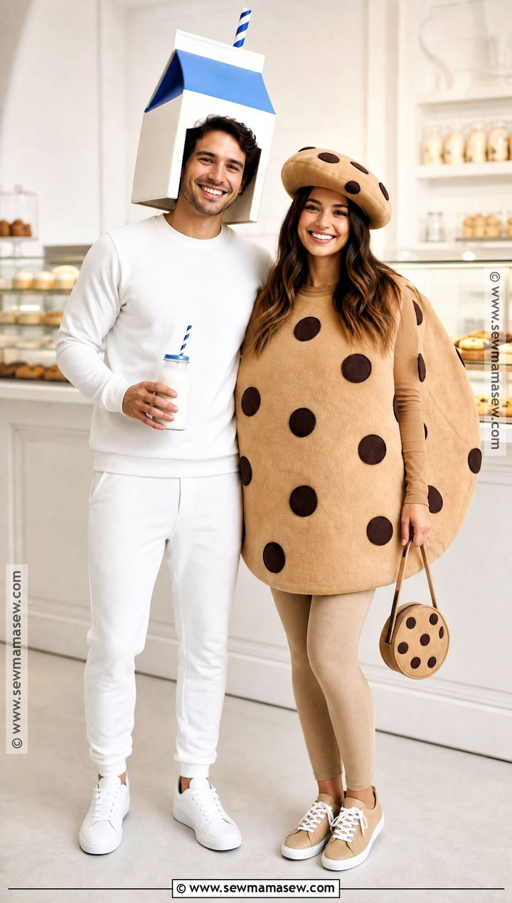 Milk And Cookies Couple Costume - 45 halloween costumes for couples