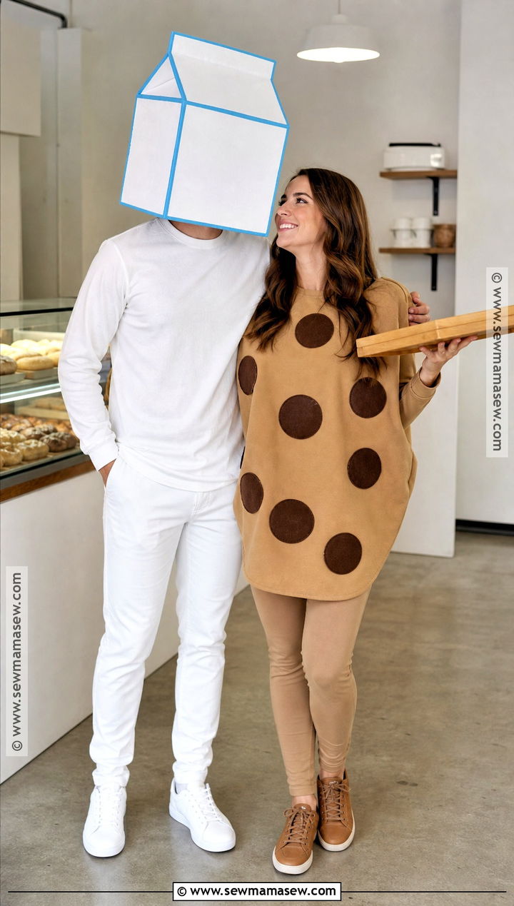 Milk And Cookies Couples Costume - 40 Simple Couples Halloween Costume Ideas