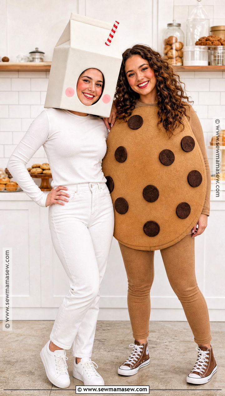 Milk And Cookies Duo Costume - 40 costume halloween duo ideas