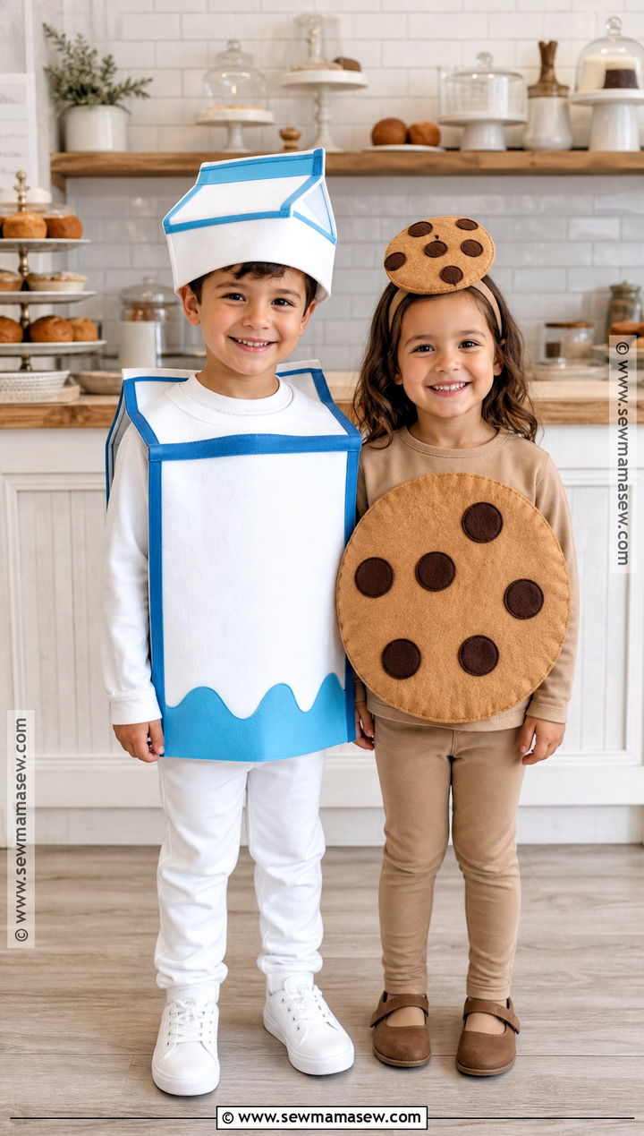 Milk And Cookies Sibling Costume - 40 sibling halloween costumes