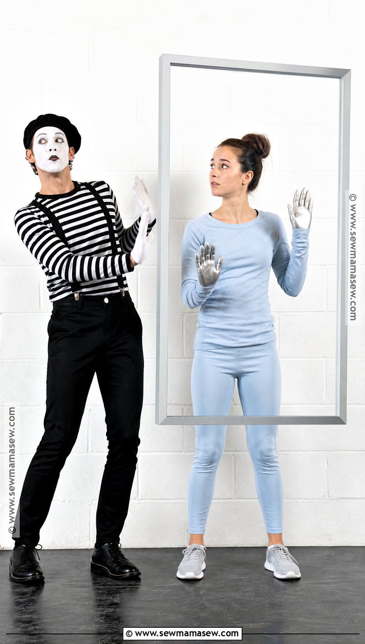 Mime And Invisible Wall Couple Costume - 30 couple costumes funny
