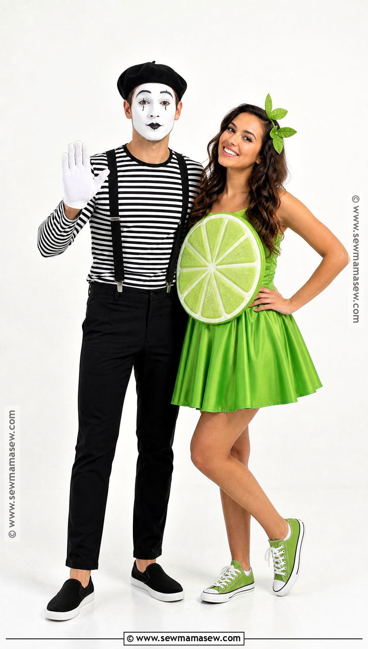 Mime And Lime Rhyming Costume - 30 Rhyming Costumes