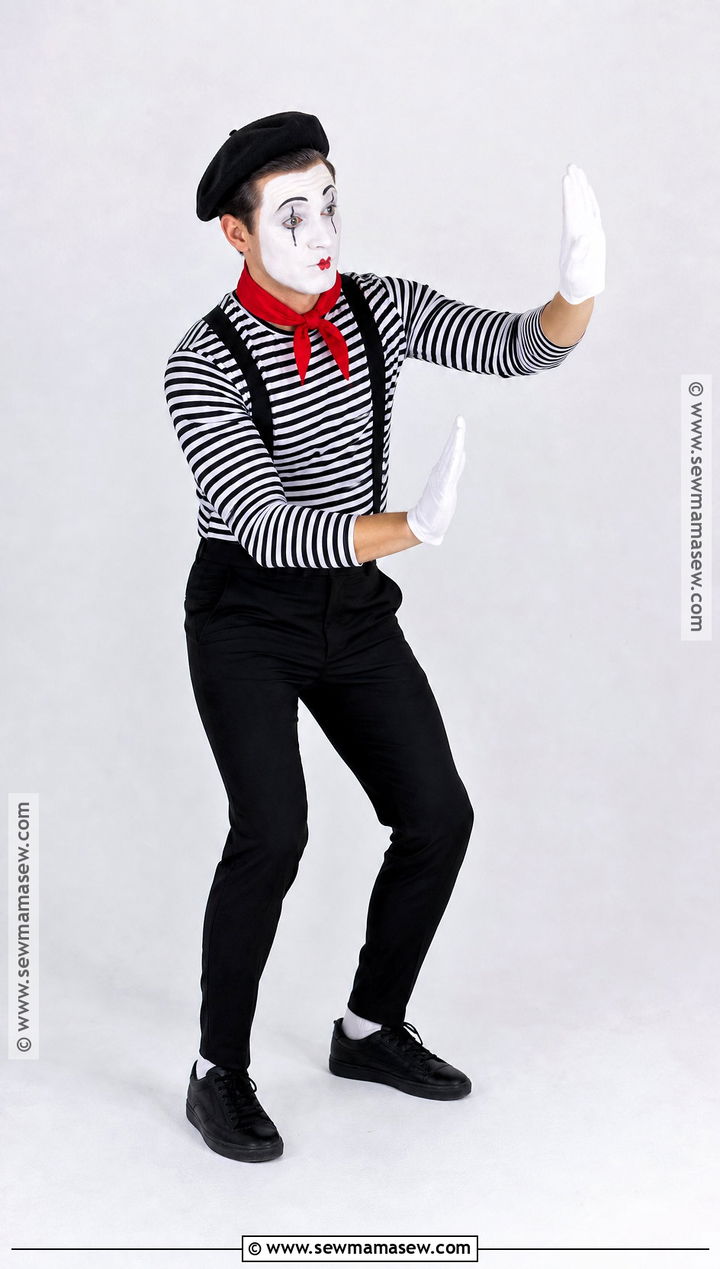 Mime Clown Costume - 30 Clown Costume Ideas for Men
